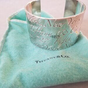 Tiffany 925 large cuff bracelet